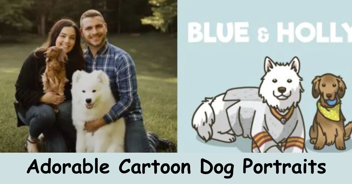 Read more about the article From Sketch to Masterpiece: Adorable Cartoon Dog Portraits